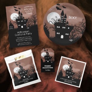 Budget Spooky Halloween Invitation Flyer