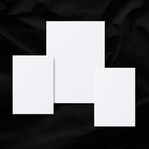 Plain Blank White 3.5" x 5" Wedding Enclosure Card