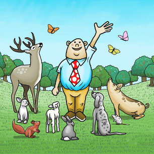 Calling All Party Animals Birthday Invitation