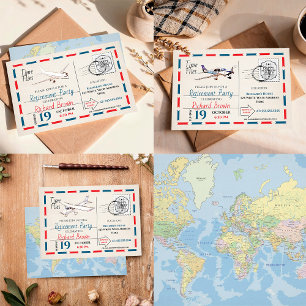Vintage Retirement Party Invitation - Airplane 3