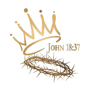 KING JESUS Elegant Christian Green Flat Christmas  Card