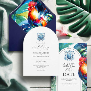 Colourful Wedding Website Insert Card Script