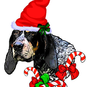 Bluetick Coonhound Christmas Gifts Holiday Card