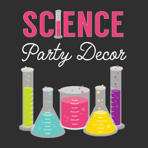Science Birthday Party Invitation in Pink