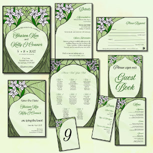 Stained Glass All in One Invitation