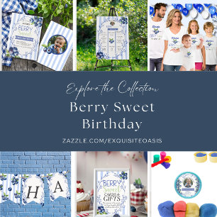 First Birthday Describe One year old berry game  Holiday Card
