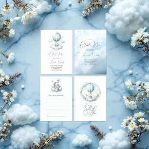 Cloud 9 Baby Shower Thank You Card