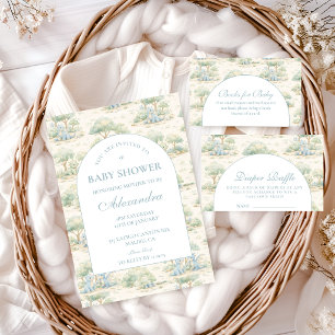 Storybook Dinosaur Baby Shower Napkin