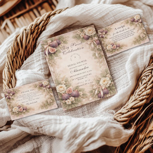 Fig Garden Romance Bridal Shower Thank You Card