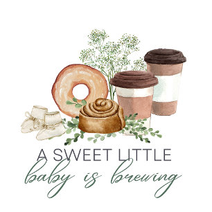 Baby is Brewing - Breakfast Napkin
