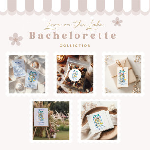 Love on the Lake Bachelorette Getaway Napkin