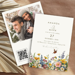 Elegant Wildflower Bouquet Menu