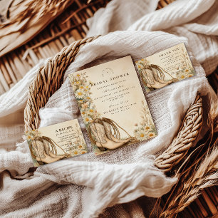 Rustic Cowgirl Daisy Bridal Shower Napkin