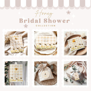  Rustic She Found Her Honey Bridal Thank You Card