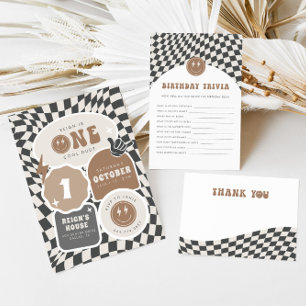 Rad Groovy Dude Boy's Rad Birthday Trivia Game