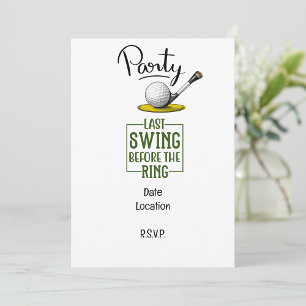 Golf Par tee party  with golf ball colourful tees 