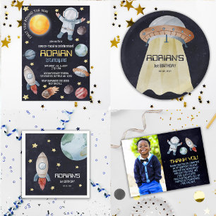 Space 1st Birthday Party First Trip Around The Sun Favour Tags