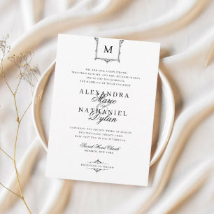 Combined Information Reception and Wedding Website Enclosure Card