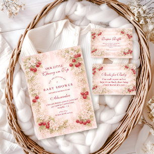 Sweet Cherry Garden Books for Baby Enclosure Card