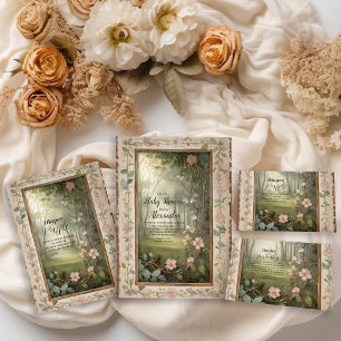 Woodland Forest Baby Shower Paper Plate