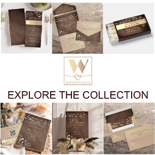 Rustic Wood String Lights Wedding Envelope