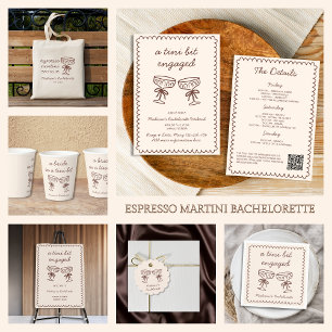Espresso Martini Bach Club Bachelorette Party Tote Bag