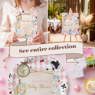Alice in Wonderland  Baby Shower Paper Cups
