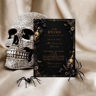 Gothic Clown Halloween Party Invitation