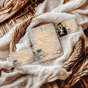 Timeless Psychology Graduation RSVP Card