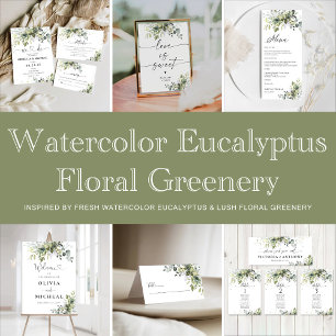 Greenery Wedding RSVP Card
