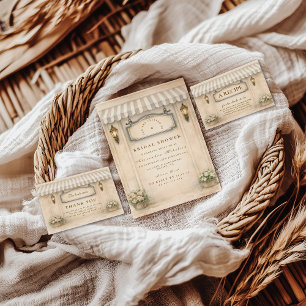 Floral Garden Bridal Shower Invitation