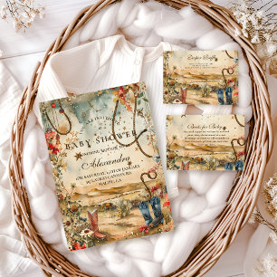 Desert Rodeo Western Baby Shower Napkin