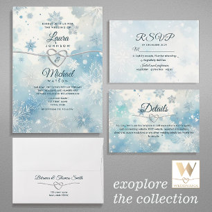 Winter Wonderland Wedding Invitation