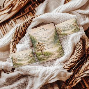 Adventure Awaits Bridal Shower Thank You Card