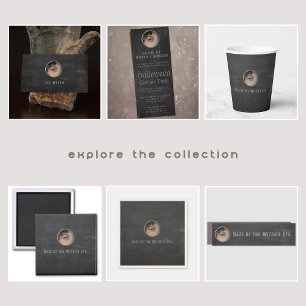 Halloween Witch Eye Macabre Business Card