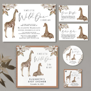 Zebra Boho Watercolor Baby Shower