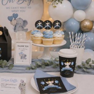 Blank Cutest Elephant Heart Balloon Books for Baby Enclosure Card