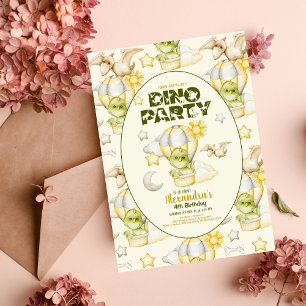 Dinosaur Theme Baby Shower Books for Baby Enclosure Card