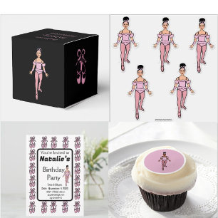 Ballerina Birthday Invitation #2