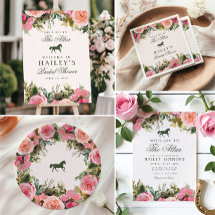 Off to the Altar Kentucky Derby Bridal Shower Invitation