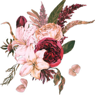 Burgundy Sangria Wedding Invitations