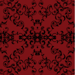 Red & Black Swirl Gothic Wedding Invitations