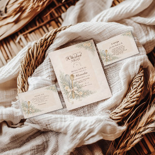Whisked Away Rustic Baking Bridal Shower Invitation