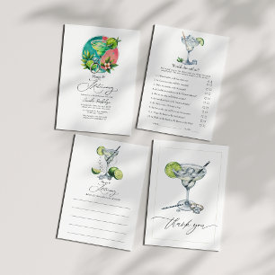 Margs & Matrimony Bridal Shower Game Invitation