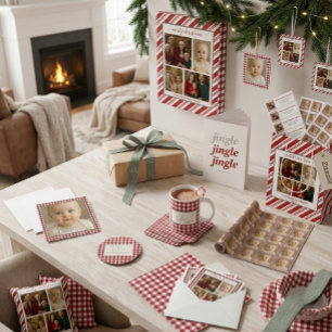 Modern mother collage Christmas family T-Shirt