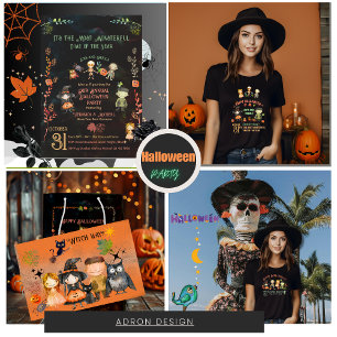 Cute Halloween Witch Black Cushion