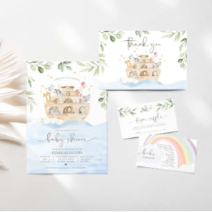 Noah's Ark Baby Sprinkle Invitation