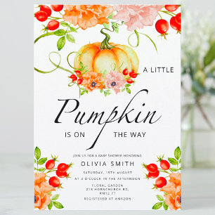 Pumpkin Baby Trivia Baby Shower Game