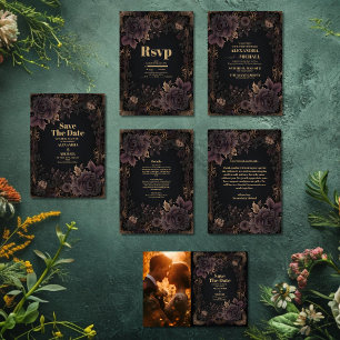 Victorian Royal Gothic Wedding Save The Date