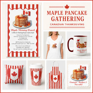 Thanksgiving Canada   Cosy Roast Turkey Gathering Invitation